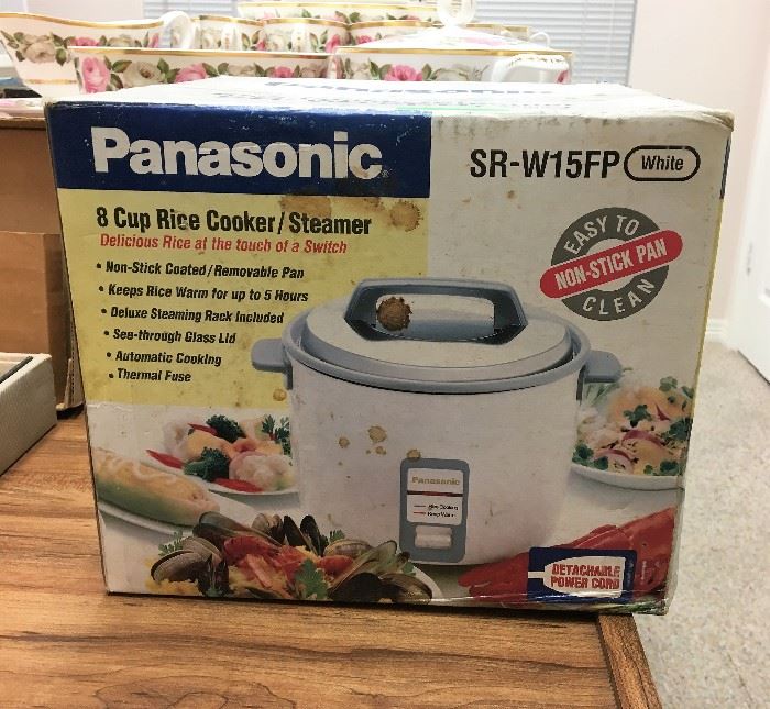 PANASONIC 8 CUP RICE COOKER STEAMER