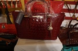 Never Used Large Red Brahmin Handbag with original tags attached