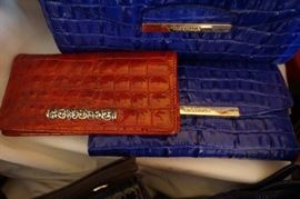 Red and Blue Brahmin Wallets