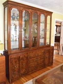 Breakfront china cabinet