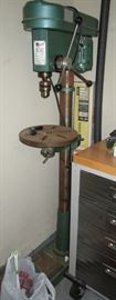 Grizzly 14” floor drill press MT2 / ¾ hp, 12 speed G-1200