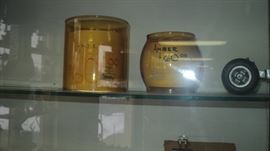 Vintage Coleman Amber Globes for Lanterns