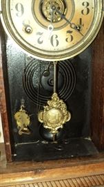 Interior and Keys of Vintage Coo Coo Clock