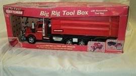 Big Red Children's Tool Box Toy Truck