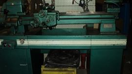 Logan Metal Lathe  3 phase  Comes just as you see it in picture  No Chuck.