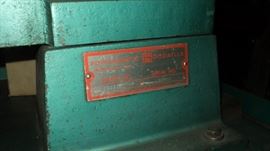 Logan Metal Lathe 3 phase