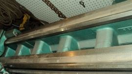 Rail on Logan 3 phase metal lathe