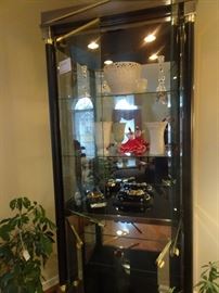 Lighted Curio Cabinet - 37"W X 18"D X 86"H