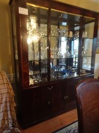 Beautiful Bernhardt China Closet - 74"W &19"D X 85""H