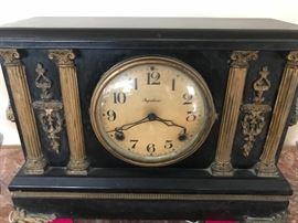 Antique mantle clock