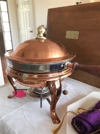 Vintage copper fondue