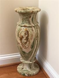 Very heavy large marble vase