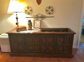 Vintage stero console.