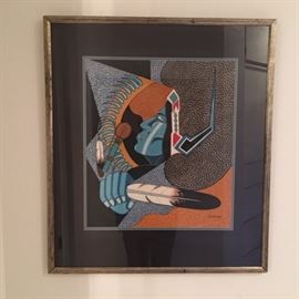 Western Art signed Al Momaday