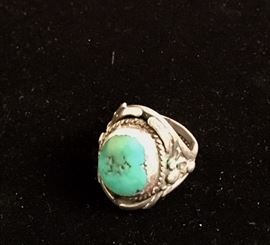 Sterling turquoise ring