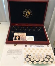 Franklin Mint Presidential Dollar Collection (14) 