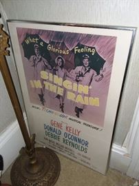 Vintage Singin' In The Rain Framed Poster