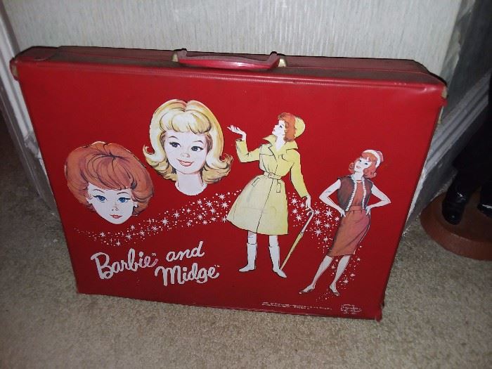 Vintage Barbie and Midge Case