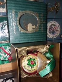 Waterford Christmas Ornament W/ Box