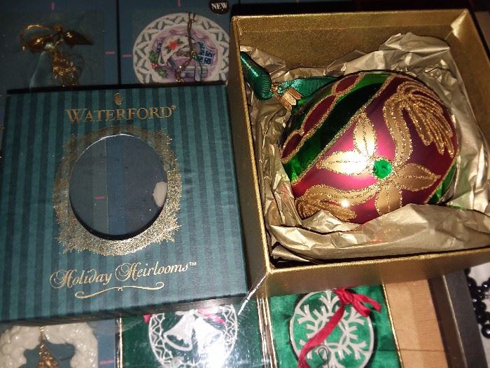Waterford Christmas Ornament W/ Box