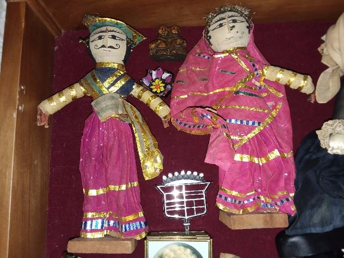 Vintage Handmade Dolls From India