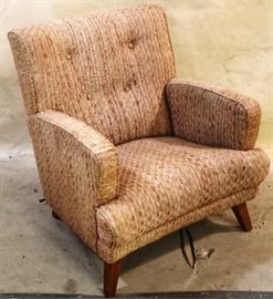 Vintage upholstered arm chair