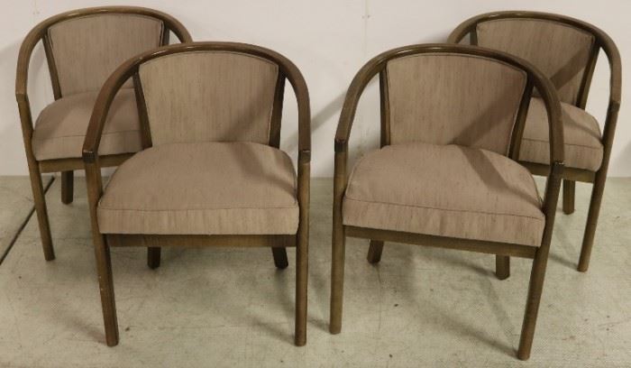 Matched set of 4 vintage chairs