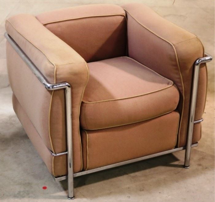 Le Corbusier LC2 chrome arm chair