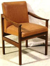 Vintage vinyl arm chair