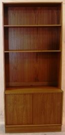 Teak Danish bookcase