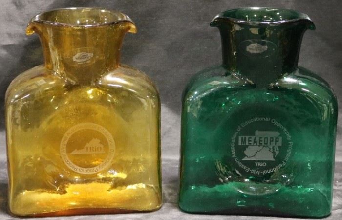 Vintage glass water jugs