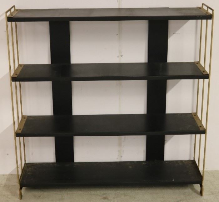 Metal bookshelf