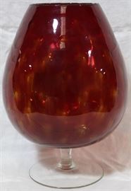 Large ruby vase