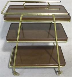 Vintage bar cart