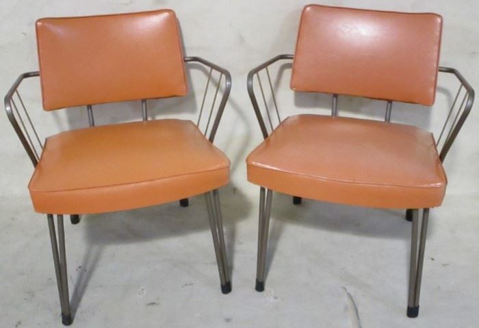 Pair Douglas Eaton vintage chairs