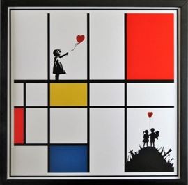 Piet Composition by Graffiti Artist Bansky