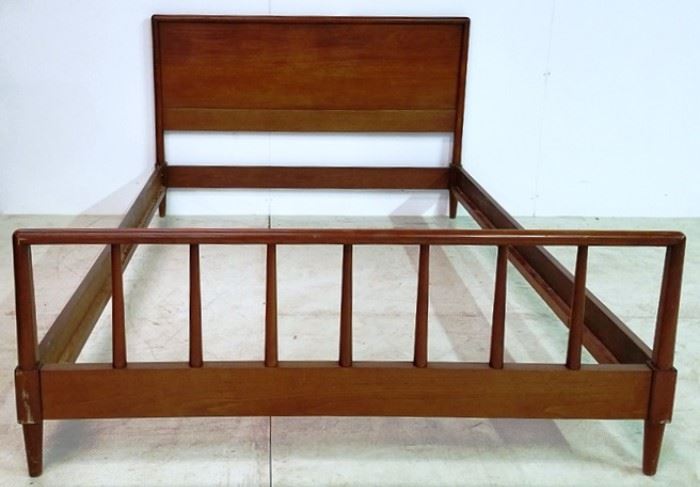 Full size mid century bed