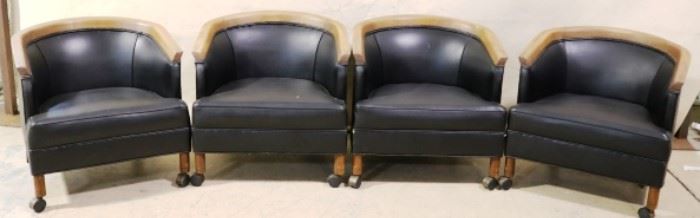 Matching set of club chairs