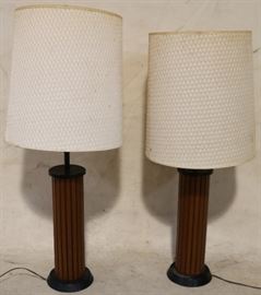 Pair McCobb era table lamps