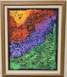 Framed painting