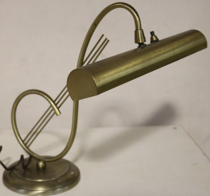 Brass desk lamp