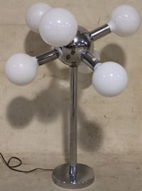 1970s chrome starburst lamp