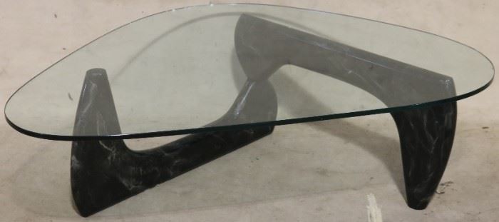 Freeform glass top table