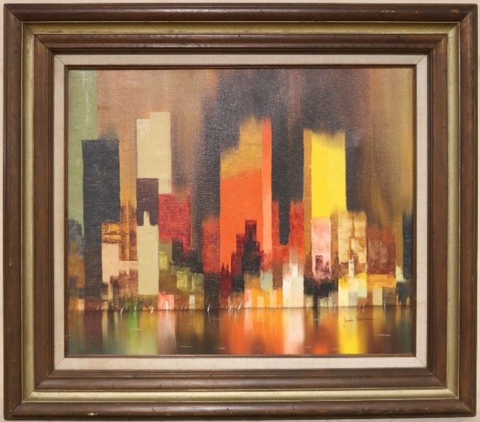 Abstract cityscape by James Sherman