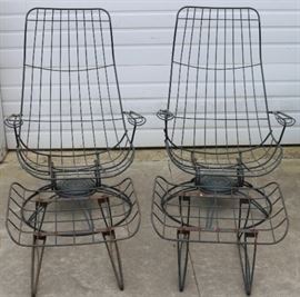 Homecrest Patio chairs and ottoman