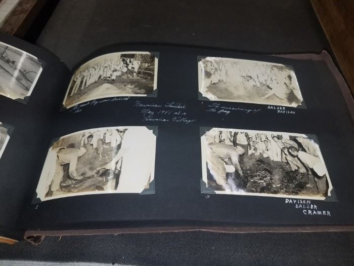 WWII 1940-1942 Marine Pearl Harbor  and More Scrapbook 