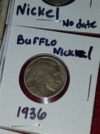 1936 Buffalo Nickel 