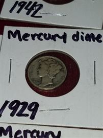 1929 Mercury Dime 