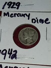 1942 Mercury Dime 