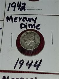 1944 Mercury Dime 